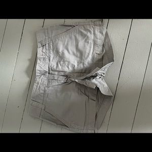 J Crew Factory Gray Chino Shorts Size 0